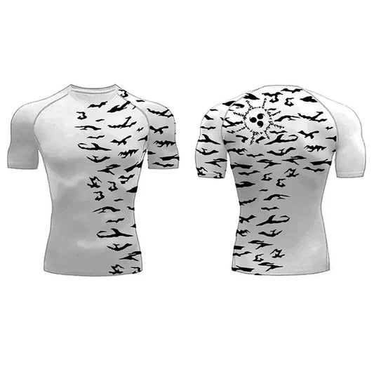 SASUKE CURSE MARK COMPRESSION SHIRT