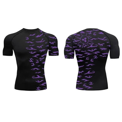 SASUKE CURSE MARK COMPRESSION SHIRT