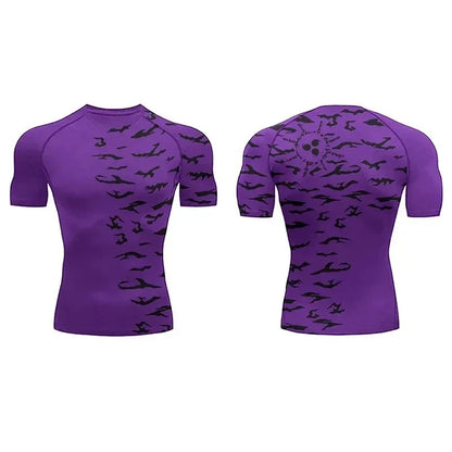 SASUKE CURSE MARK COMPRESSION SHIRT
